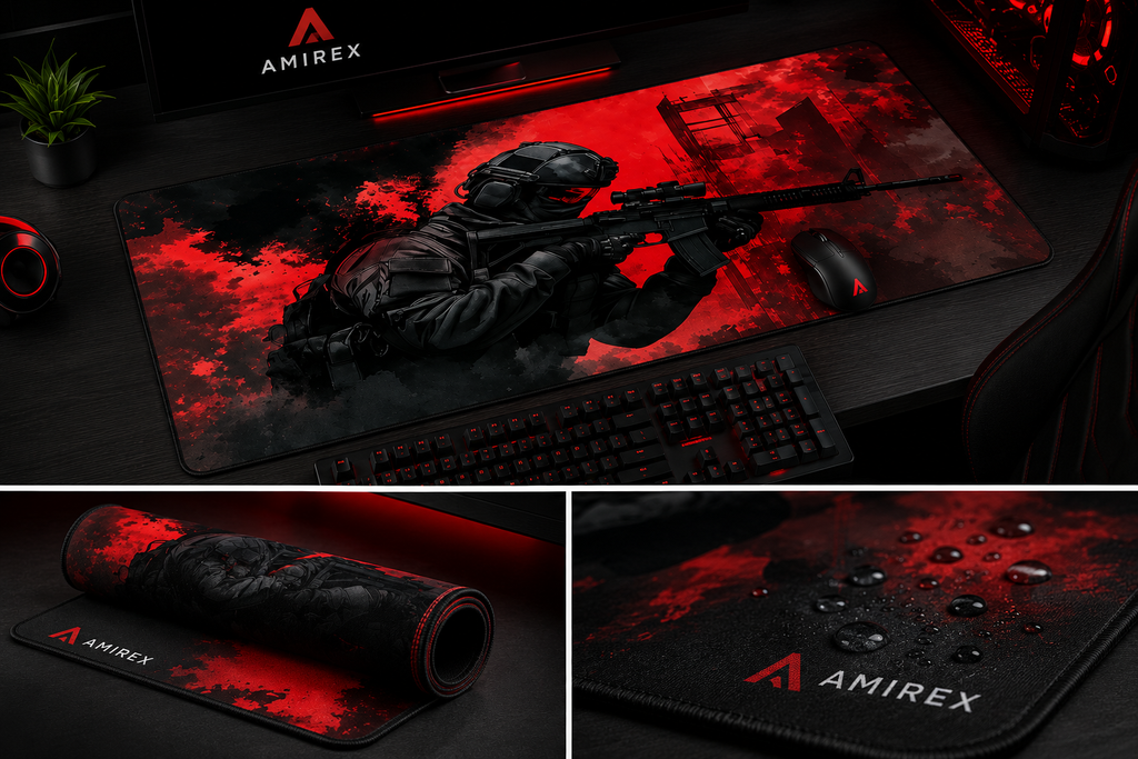 Tapis de Souris Gaming AMIREX Soldat Rouge