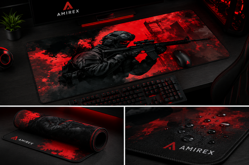 Tapis de Souris Gaming AMIREX Soldat Rouge