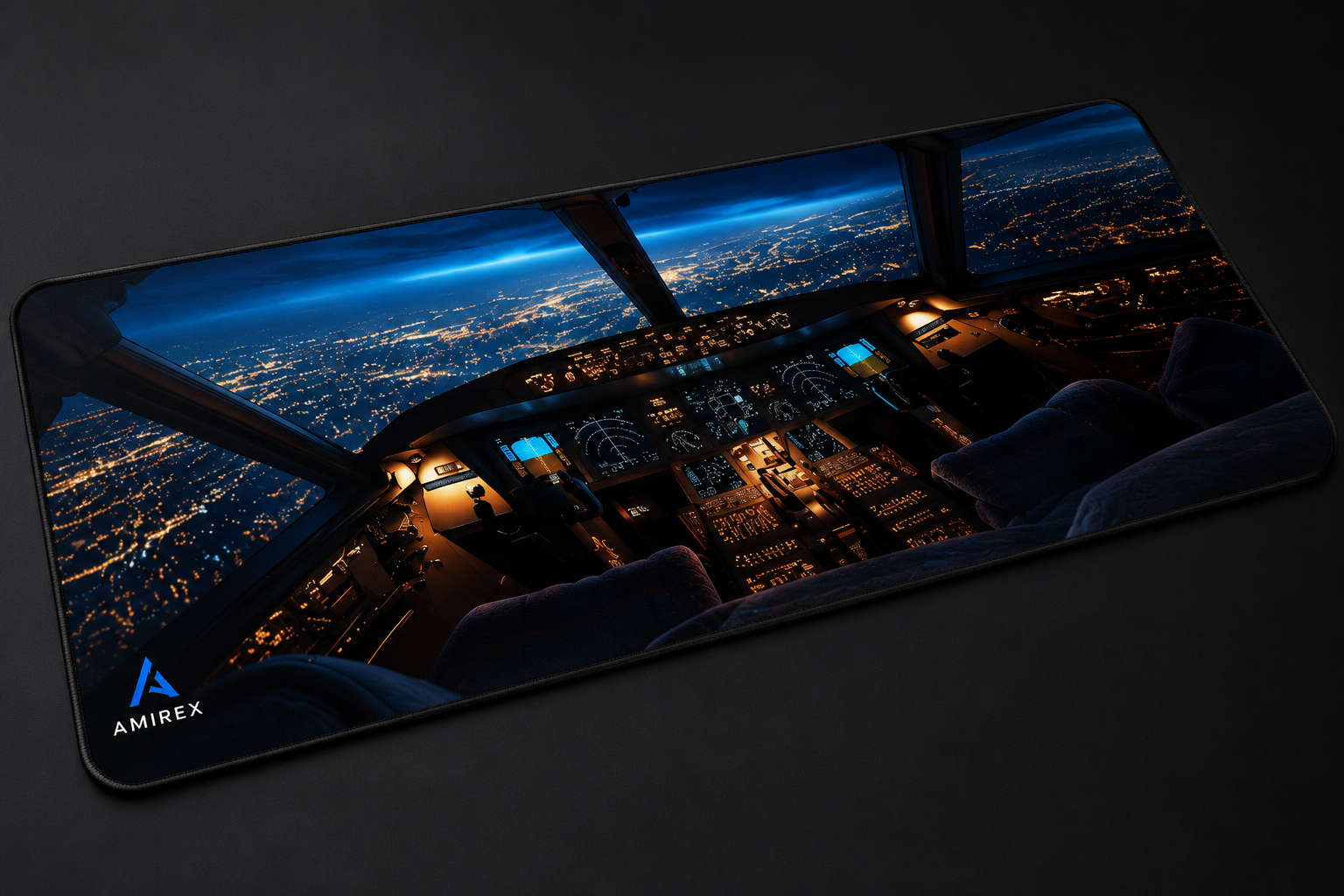 Tapis de Souris Gaming AMIREX with Aircraft Cockpit Design